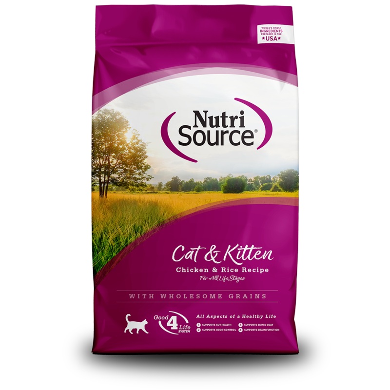 NutriSource Cat & Kitten Chicken & Rice Recipe Healthy Cat & Kitten Food