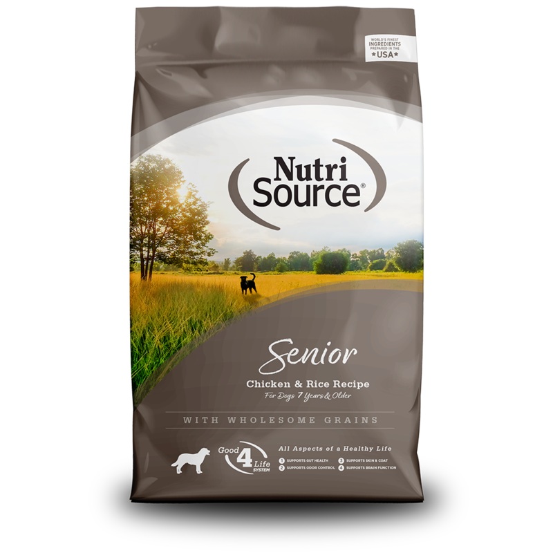 NutriSource Senior Chicken & Rice Recipe Dog Food
