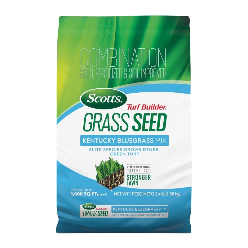 Scotts Turf Builder Grass Seed Kentucky Bluegrass Mix 2.4 lbs.