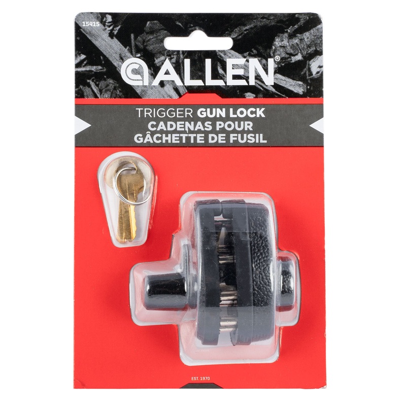 Allen 15415 Keyed Trigger Gun Lock  Black