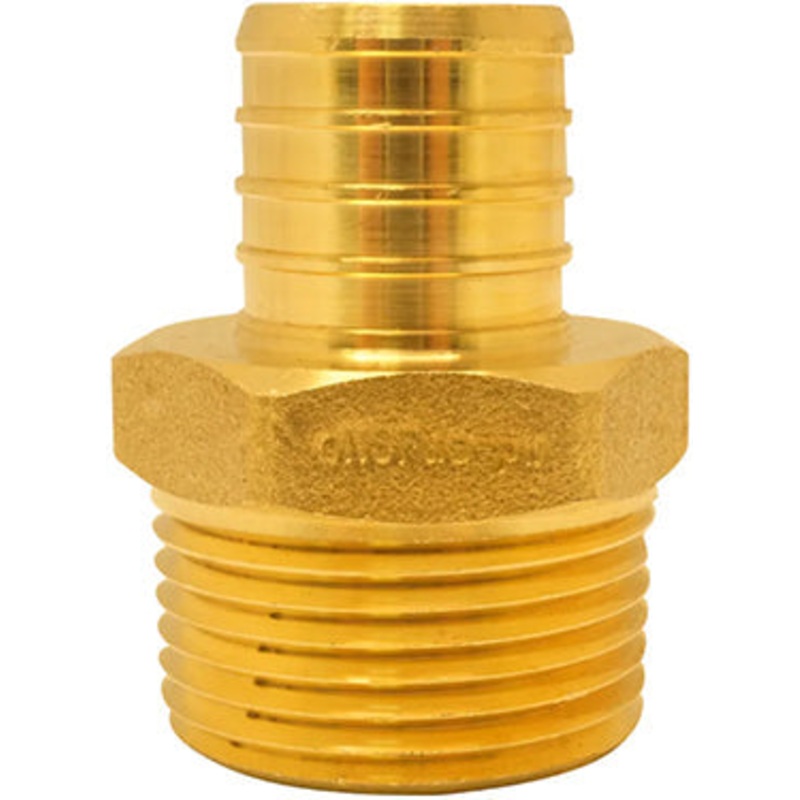 PEX-B 1 IN BARB X 3/4 IN MPT ADAPTER