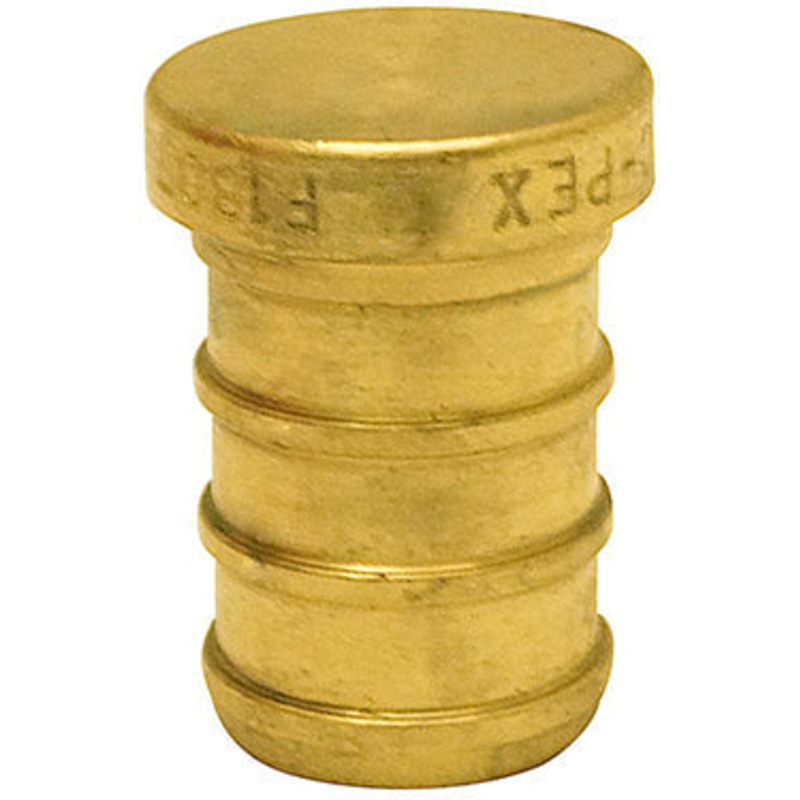 PLUG 1/2 IN BRASS 5PK