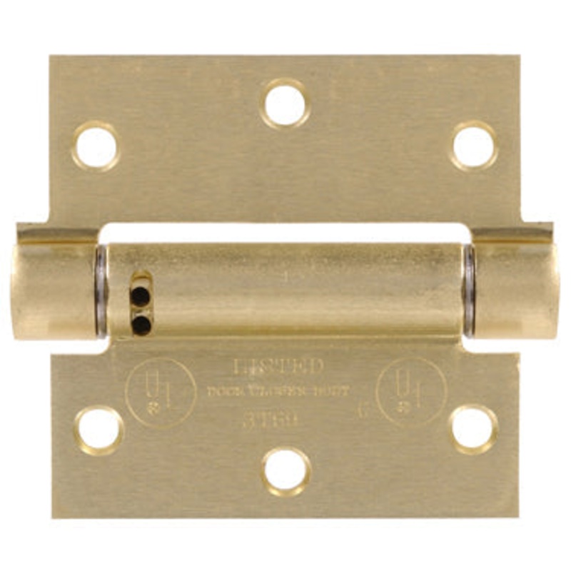 3.5  SATIN BRASS SQ HINGE