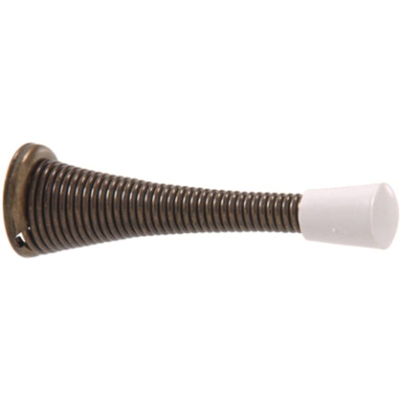 ANTIQUE BRASS SPRG DOORSTOP