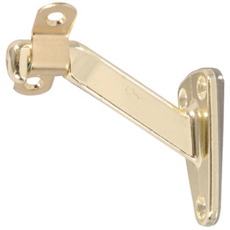 BRASS PLATED HANDRAIL BRCKT