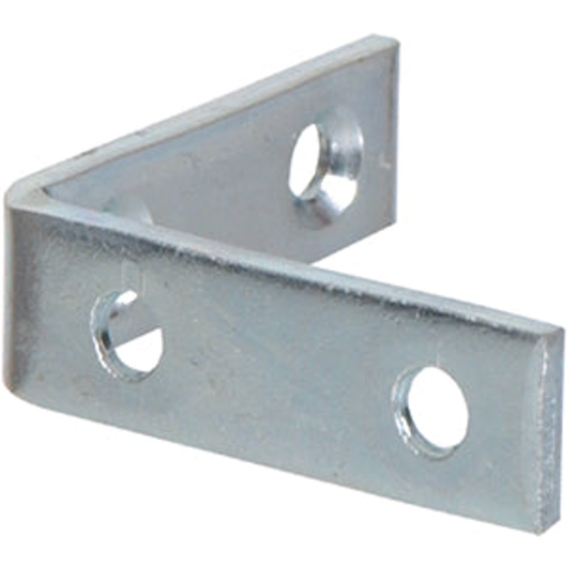 1-1/2X5/8 ZINC PLATED CORNER BRACE