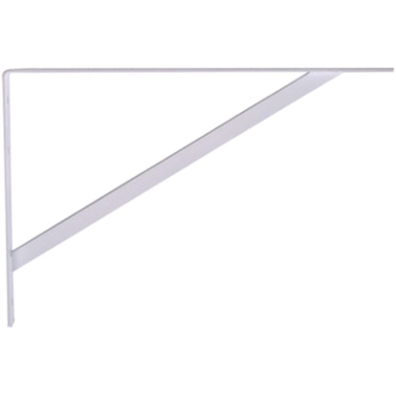12  WHITE STRG SELF BRACKET