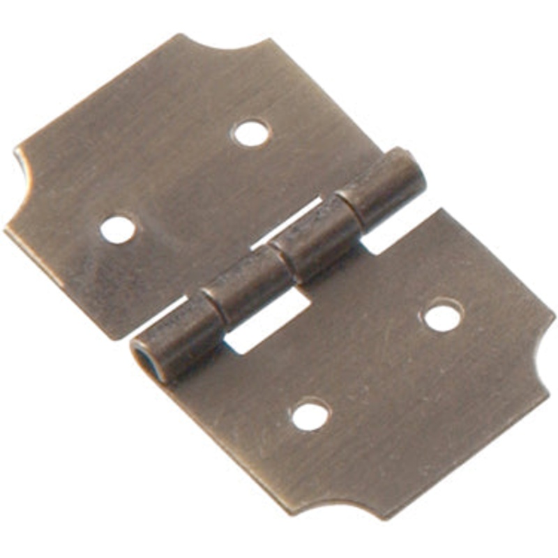5/8X1  ANTIQUE BRASS DECORATIVE HINGE