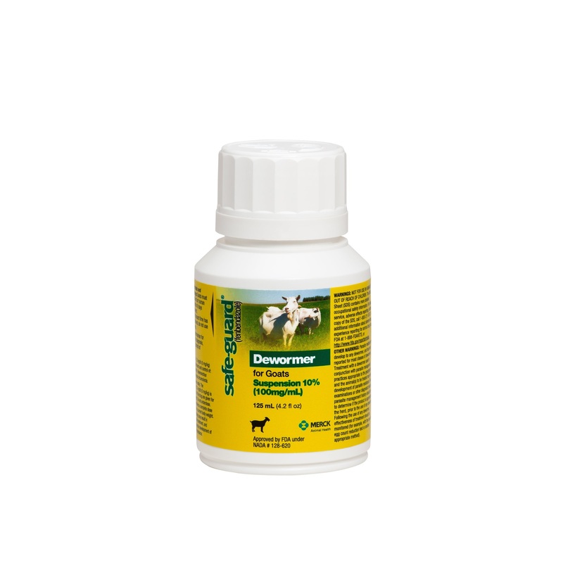 Safe-Guard Goat Suspension|125 mL|New 125 mL Bottle