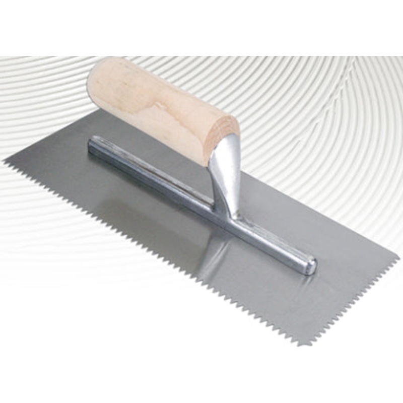 SQ NOTCH TROWEL 3/16 IN X 3/8 IN X 1/4 I