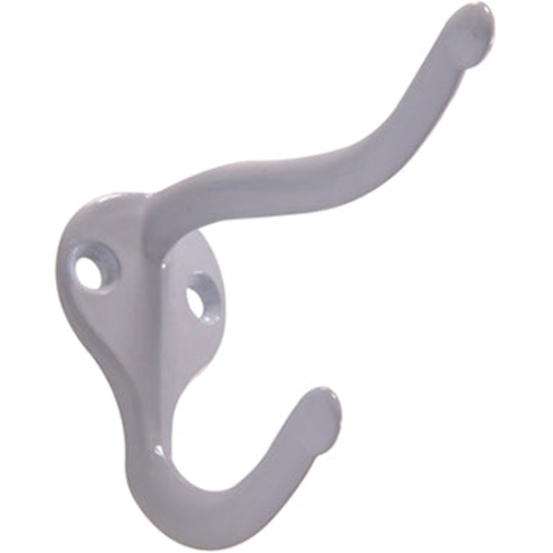 WHITE COAT/HAT HOOK