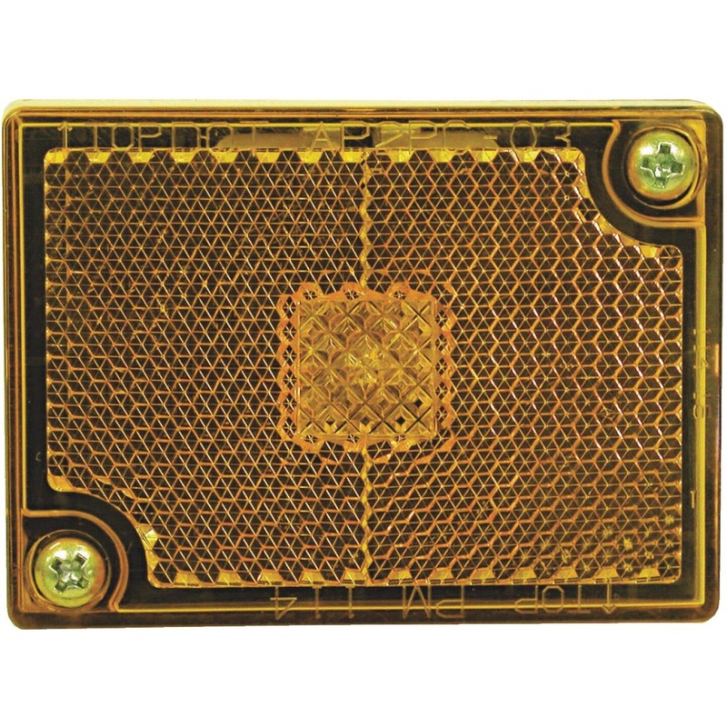 Peterson Rectangular 12 V. Amber Clearance Light