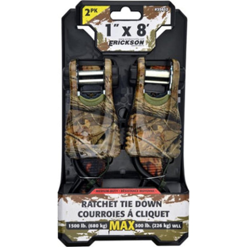 RATCHET TIE DOWN 1500 LB CAMO