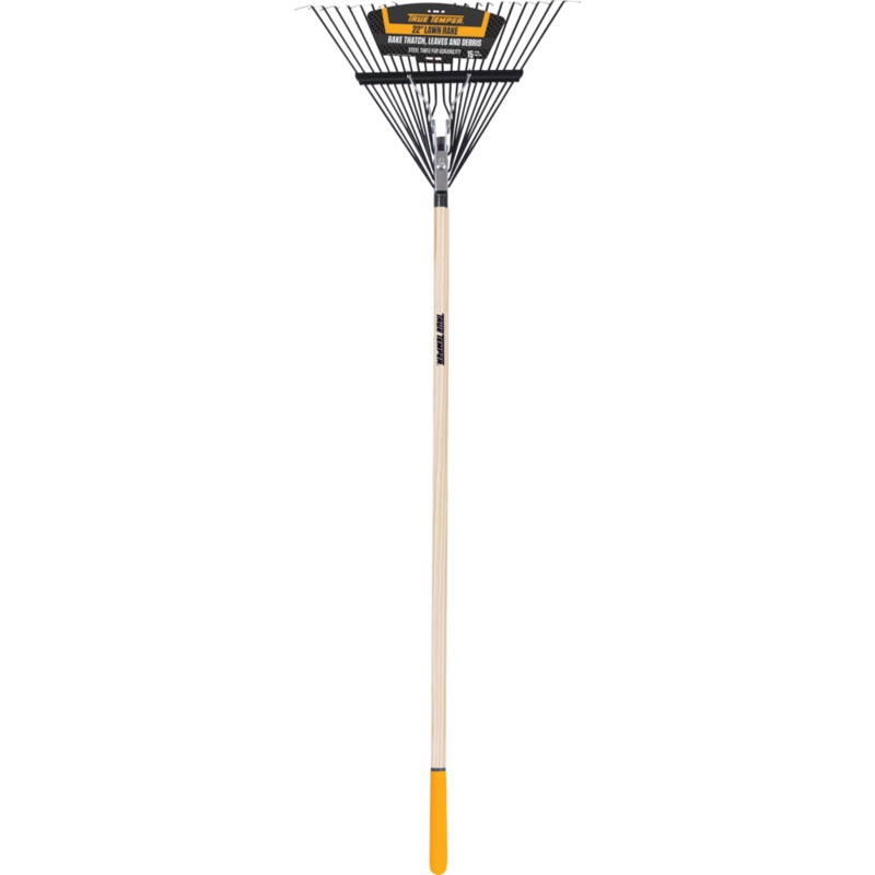 True Temper 22 INCH STEEL LEAF RAKE