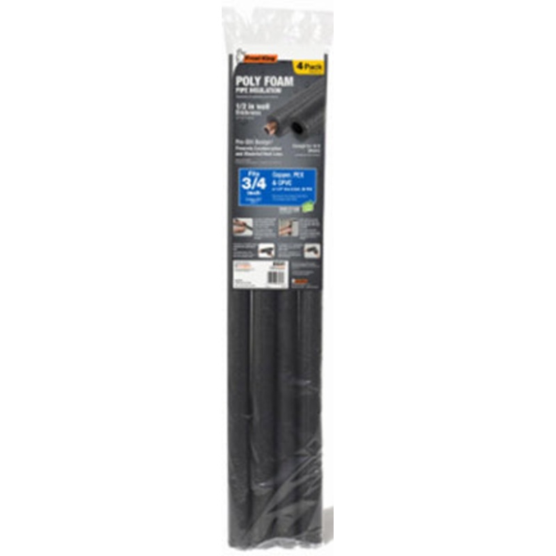 .875IDX.5WALL X3FT 4-PK PRESLIT  PIPE INSUL