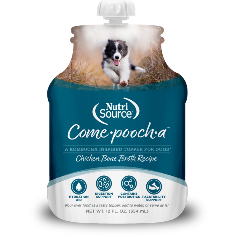 NutriSource Come-pooch-a Chicken Bone Broth for Dogs
