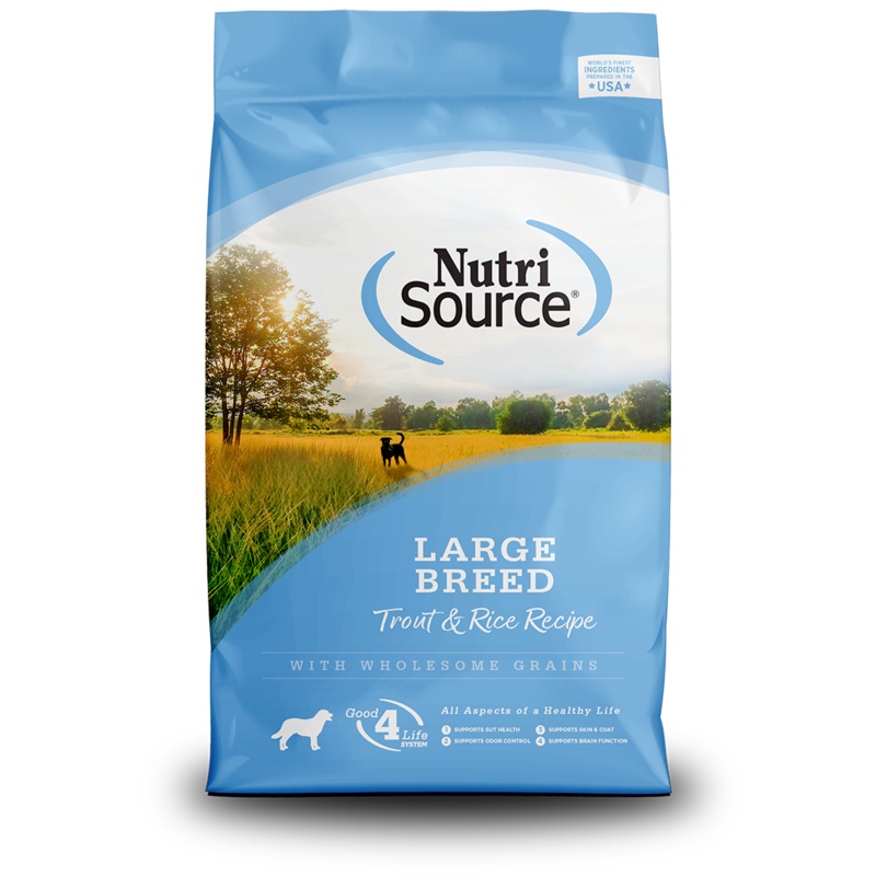 NutriSource Large Breed Trout & Rice Recipe Dog Food