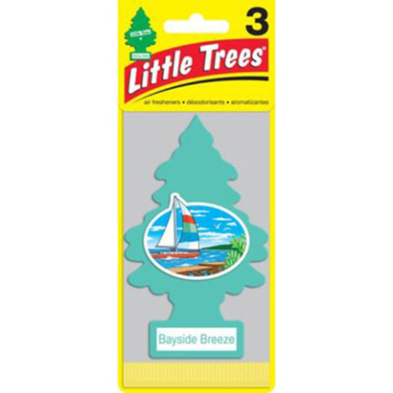 SCENTED TREE L EATHER 3PK