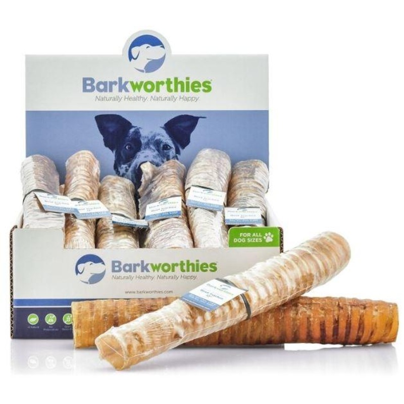 Barkworthies Beef Trachea Dog Treats