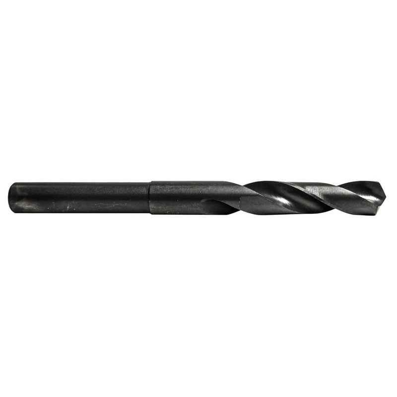 Century Drill And Tool Black Oxide S&D Drill 37/64 Shank 1/2