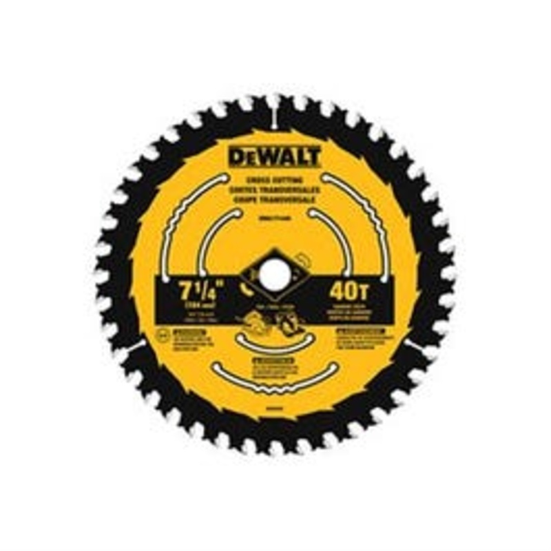 Circular Saw Blade, 40T, 7-1/4-In.