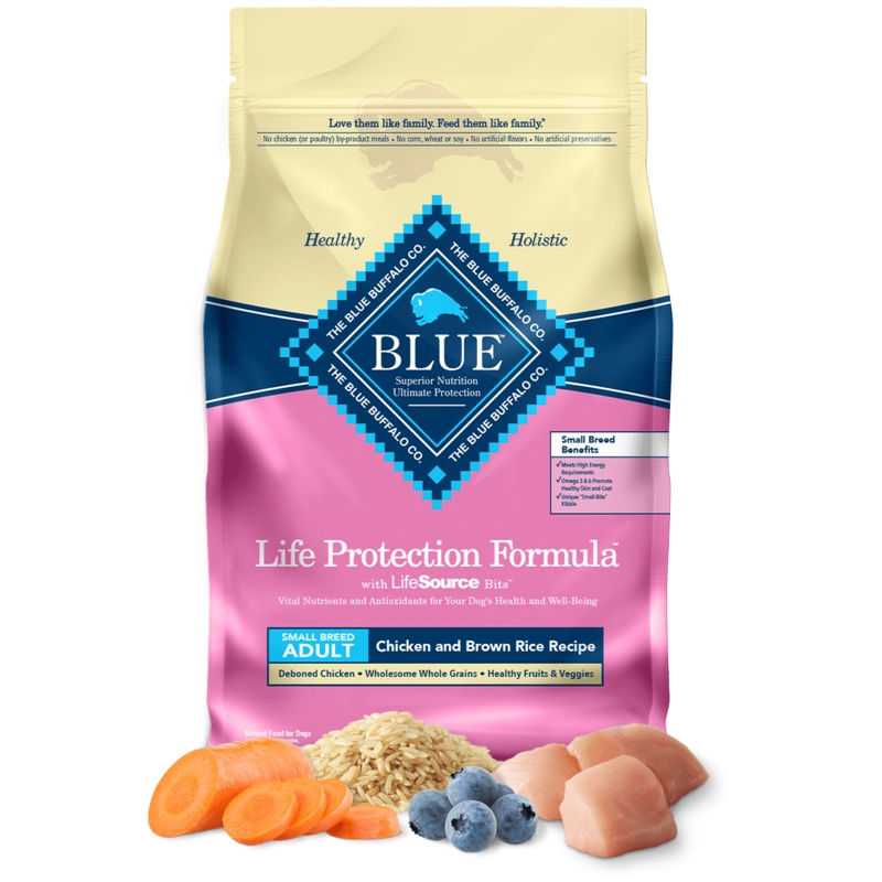 Blue Buffalo Life Protection Formula Chicken and Brown Rice Recipe Small Breed Adult Dog Food