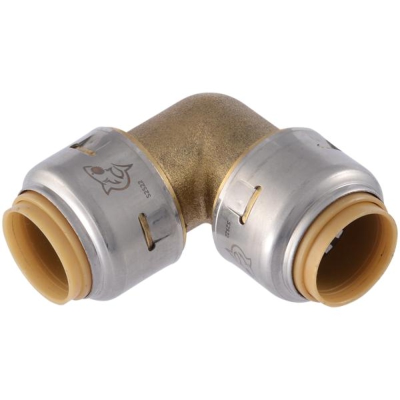 SharkBite Max Brass Push 90-Degree Elbow