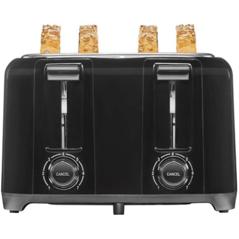 TOASTER 4-SLICE BK  COOL TOUCH