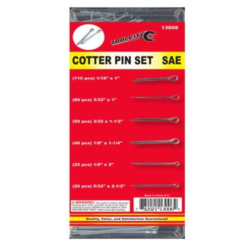 Tool City Cotter Pin Set – SAE