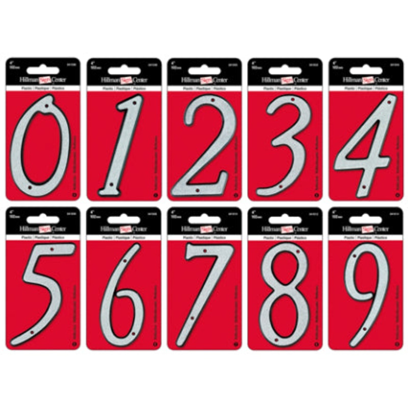 4  REFLECTIVE PLASTC NUMBER 6