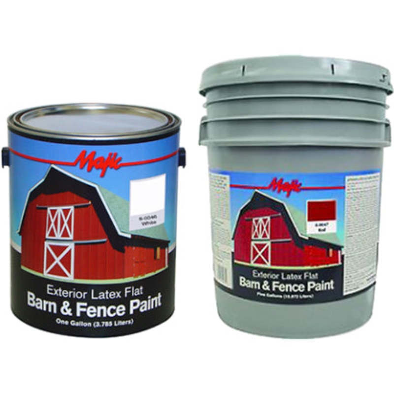 BARN PAINT GAL RED FLAT LATEX