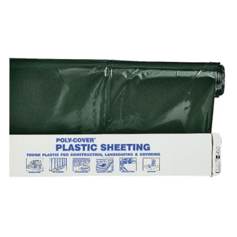 Orgill Poly 4X20-B Poly Film 4 Mil Black Polyethylene Film