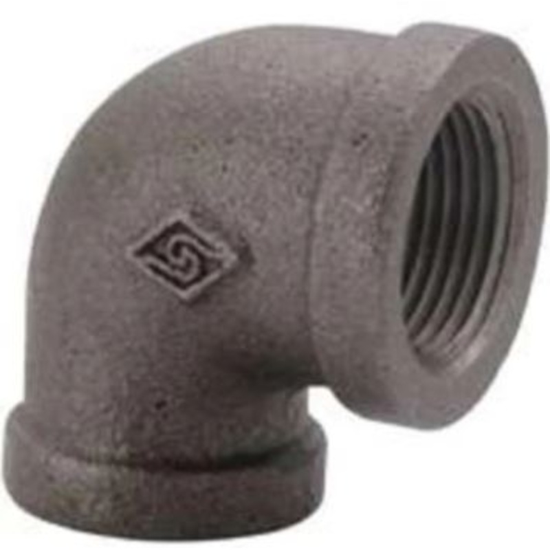 Worldwide Sourcing 2A-3/4B 90 Degree Elbow Black
