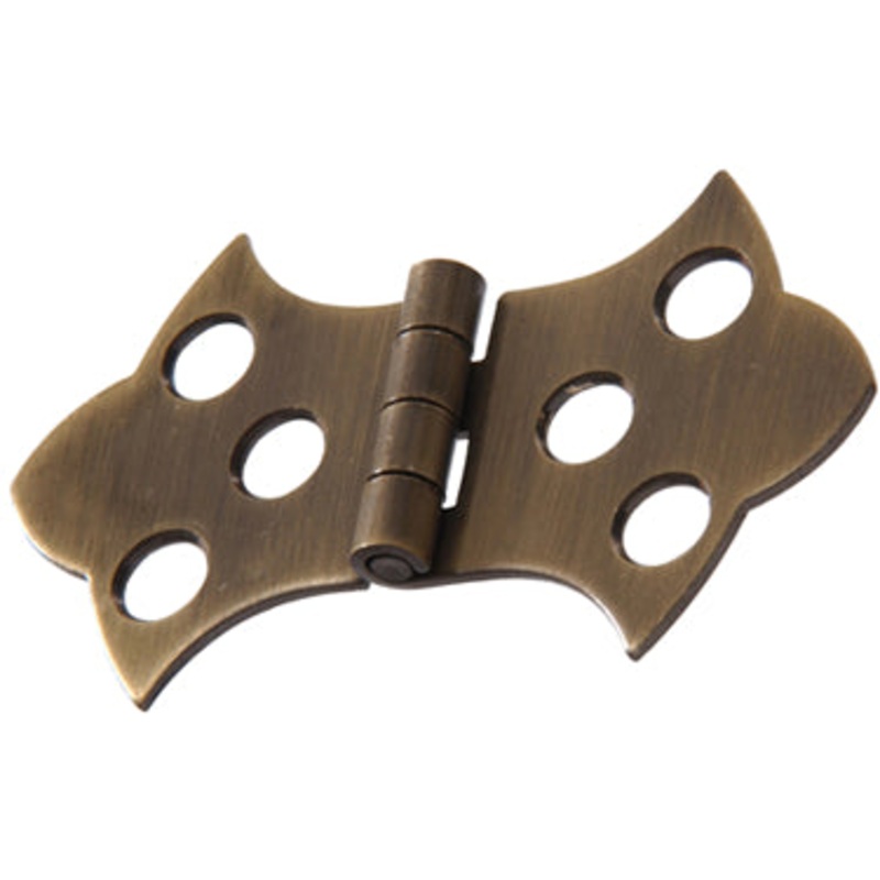 1-11/16  ANTIQUE BRASS DECORATIVE HINGE