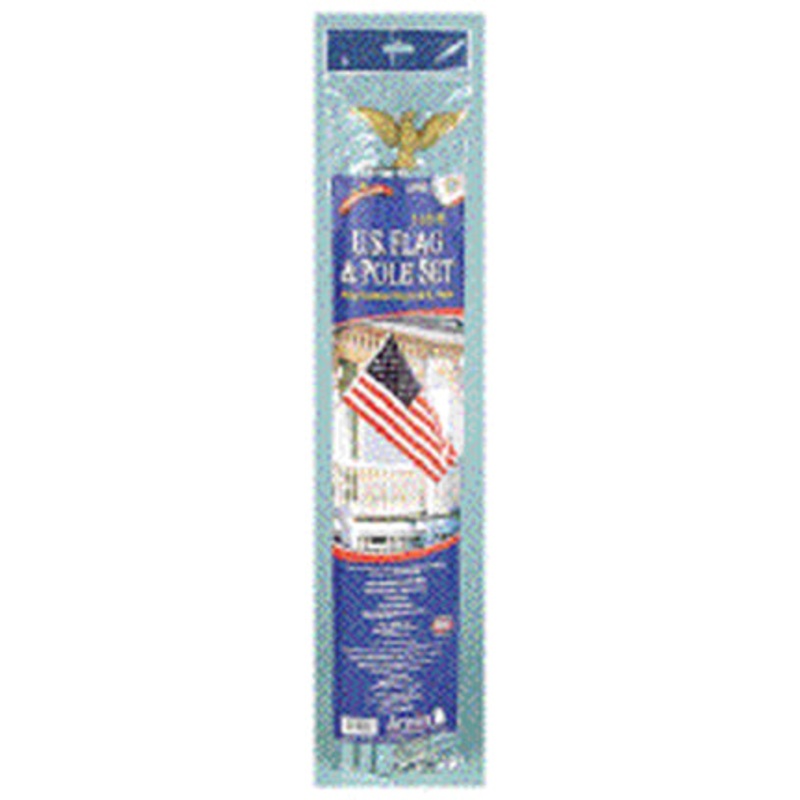 3X5 POLY AMER SETW/6  POLE COMPLETE SE