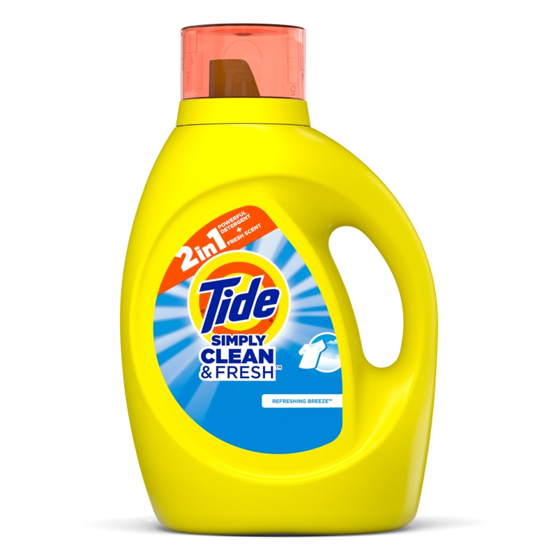 Tide Simply Clean and Fresh Liquid Laundry Detergent Refreshing Breeze