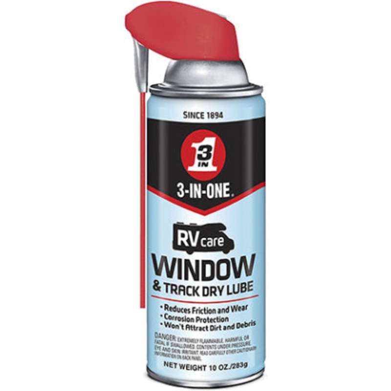 WINDOW/TRACK DRY LUBE 3-IN-ONE RV 11 OZ