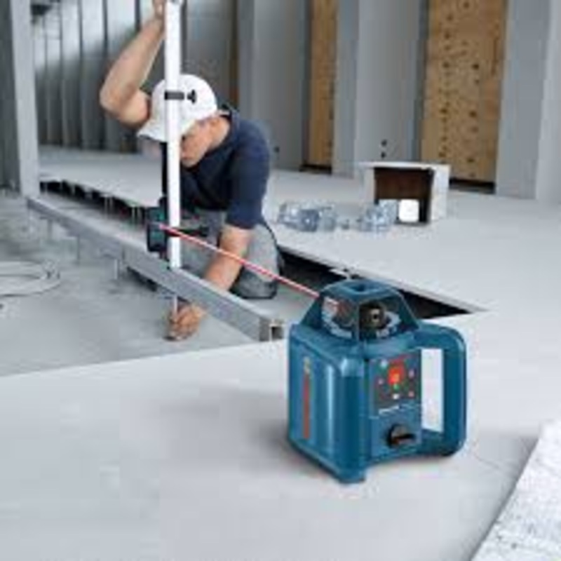 Bosch Laser Level Transit with Rod and Tripod