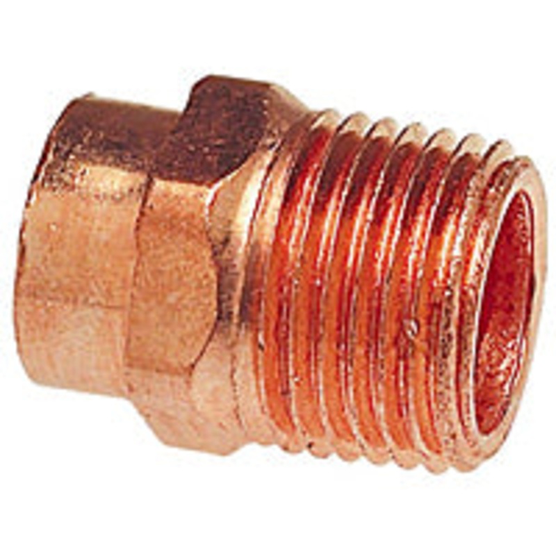 Nibco Adapter Wrot C x M|3/4″|1/2″ x 1/2″|1″ Copper  x 1″ M (NPT)|3/4″ x 1/2″|1/2″ x 3/4″