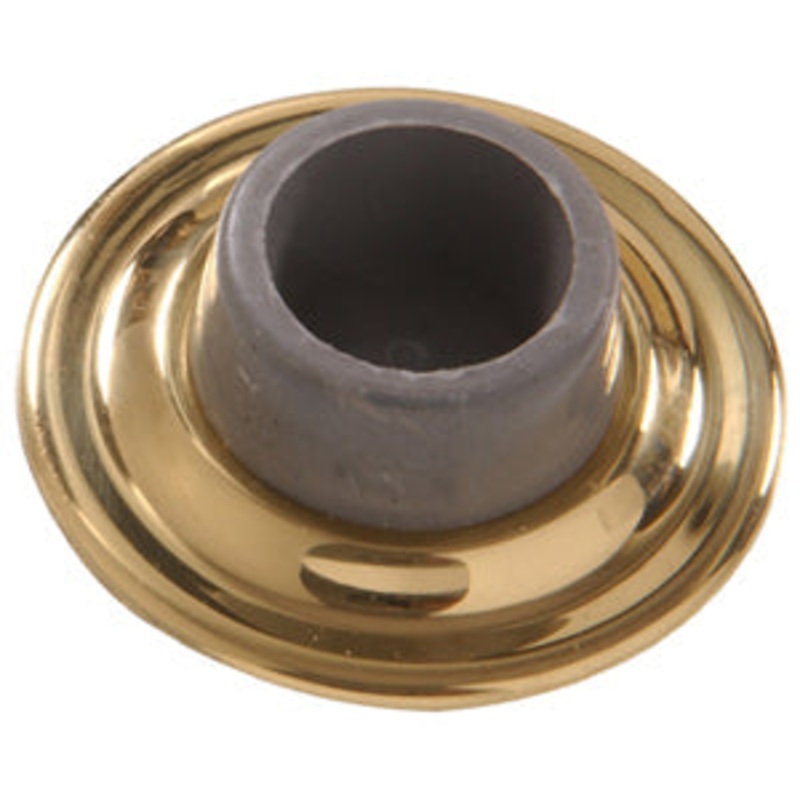 BRASS PLATED WALL DOOR STOP