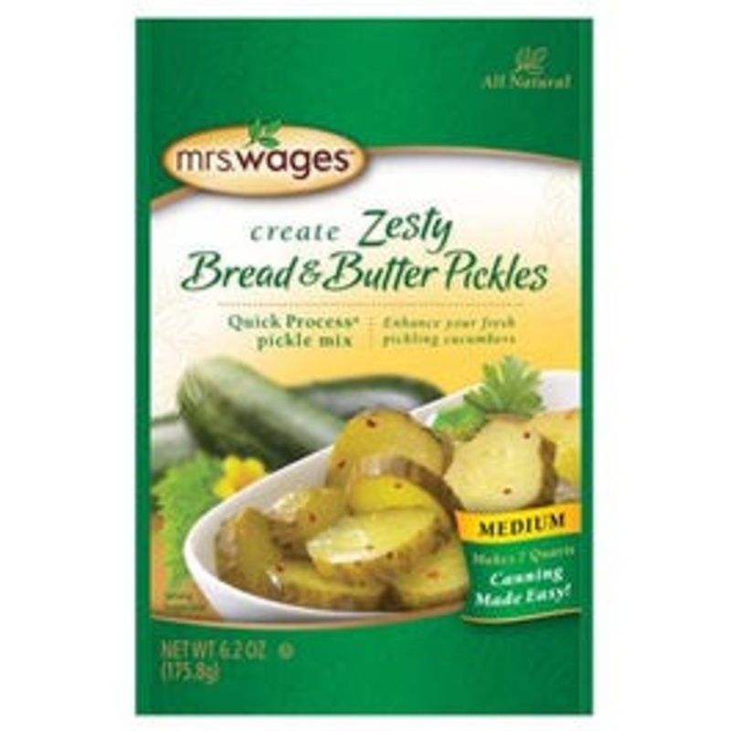 Pickling and Canning Mix, Zesty Bread N’ Butter Pickle, 6.2-oz.
