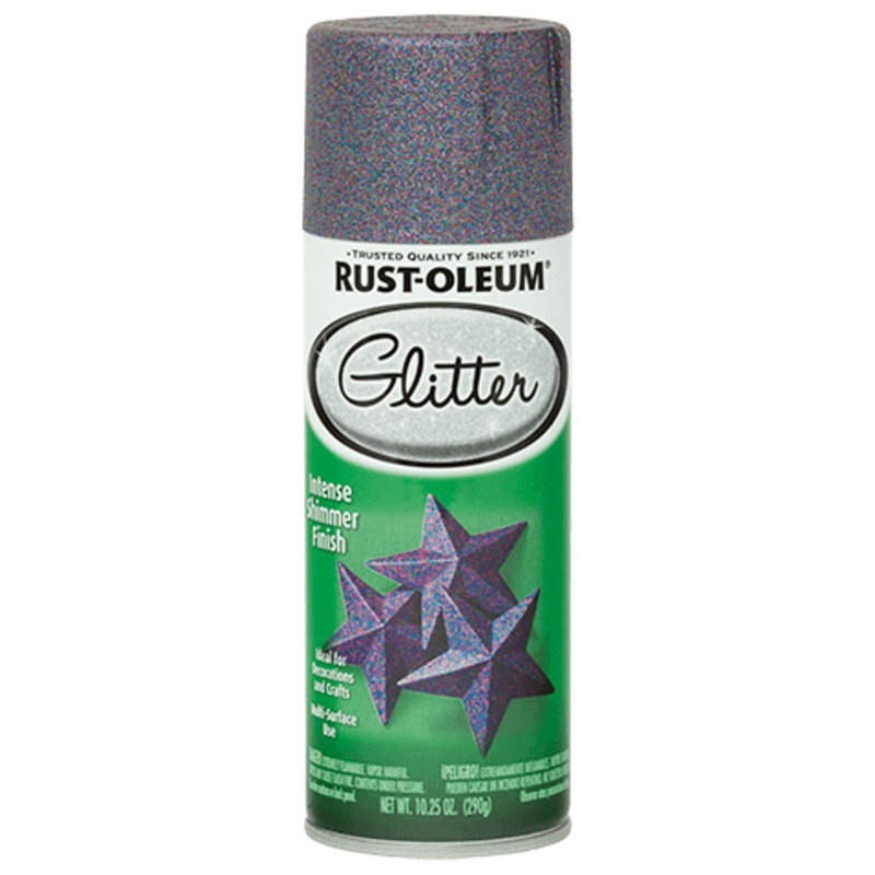 Rust-Oleum Glitter Spray Paint Multicolor Purple