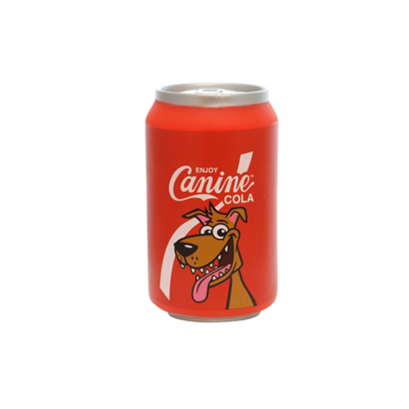 Silly Squeakers Canine Cola Dog Toy (Red)