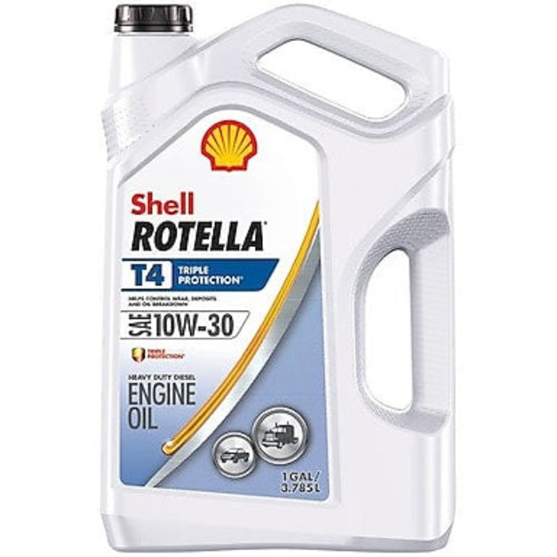 Shell Rotella T4 Triple Protection 10W-30 Heavy Duty Engine Oil