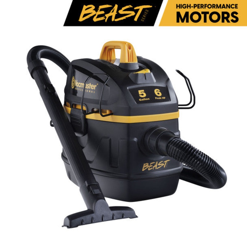 Vacmaster 5-Gallon 6 Peak Hp Beast Series Wet/Dry Vacuum Vfb511b 0202 (5 Gallon)