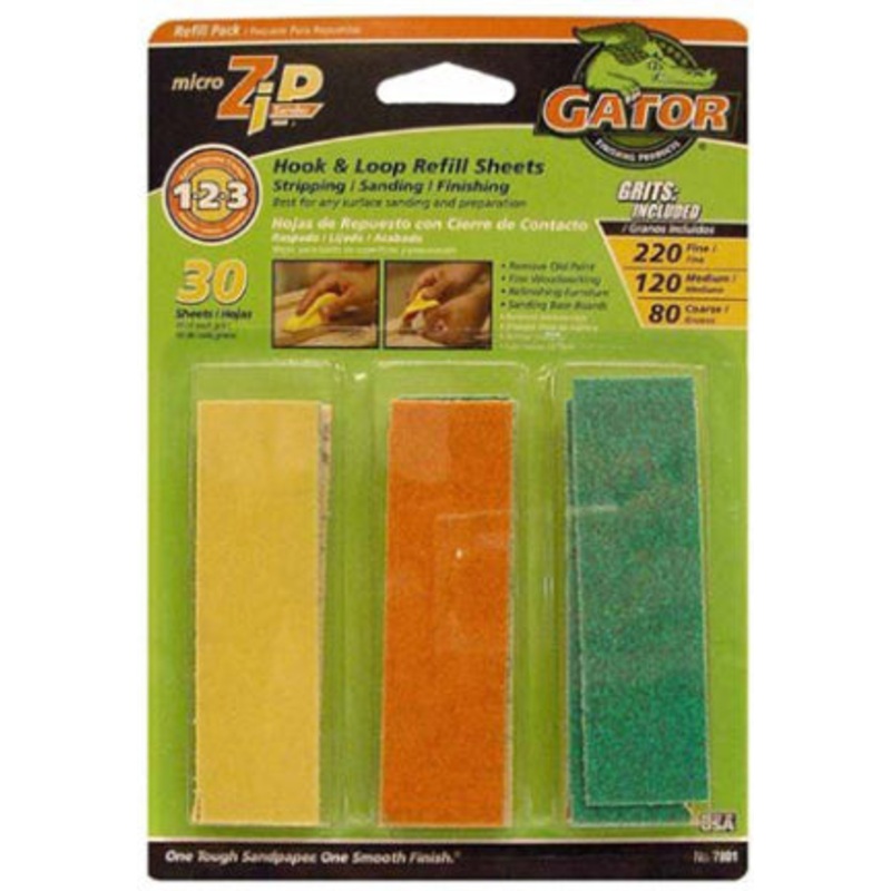 MICRO ZIP REFILL SHEETS ASST 30PK