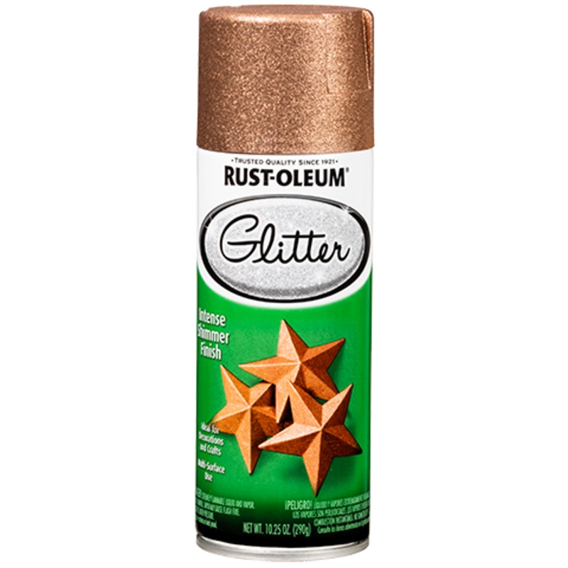 Rust-Oleum Glitter Spray Paint Copper