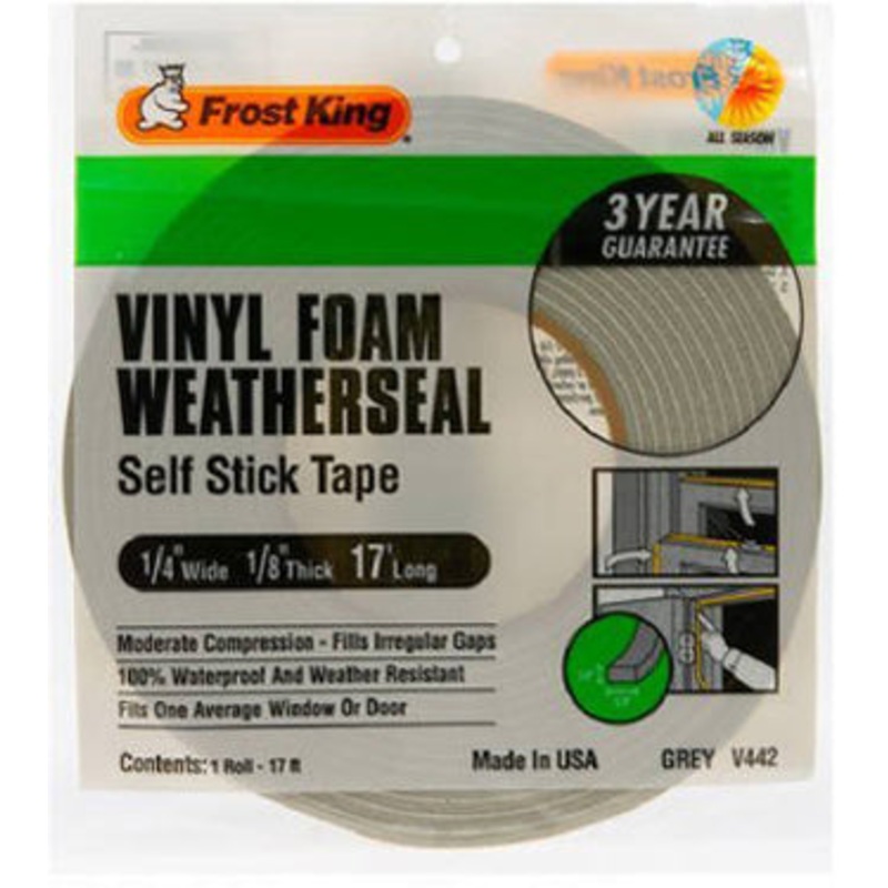WEATHERSTRIP 3/4X3/16X17 BROWN FOAM