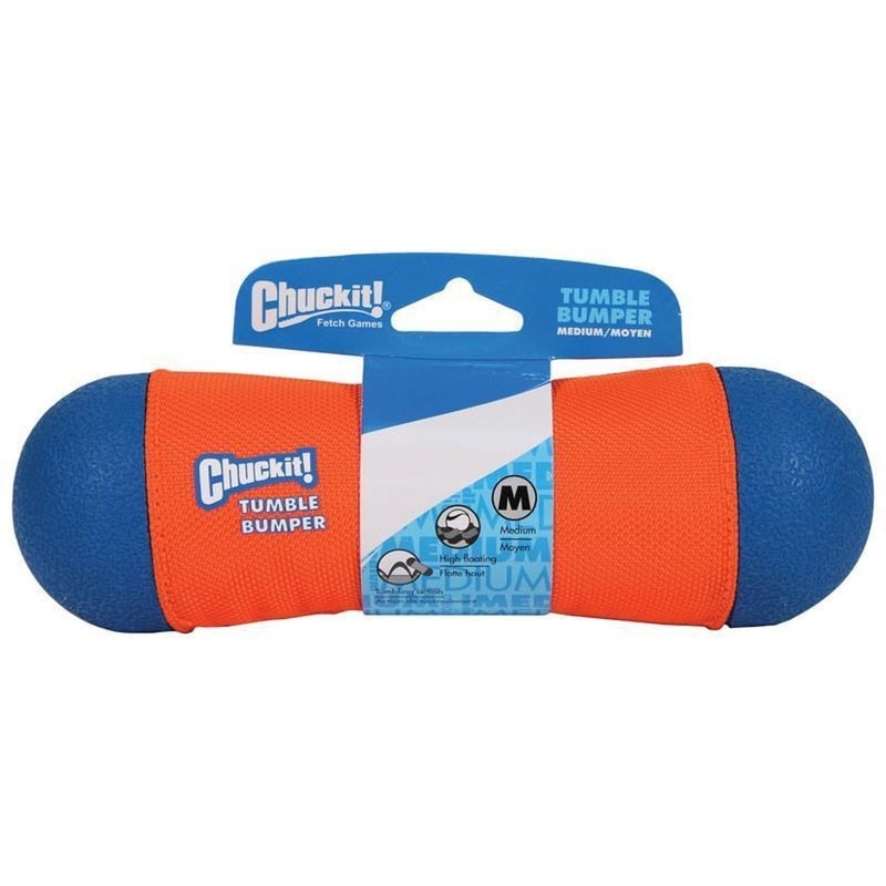 CHUCKIT! TUMBLE BUMPER|MD|BLUE/ORANGE