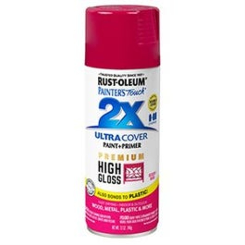 Painter’s Touch 2X Premium High-Gloss Spray Paint, Desert Rose, 12-oz.